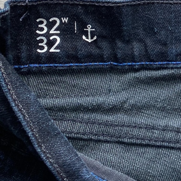 Nautica Mens Dark Navy Denim Jeans (32x32) - Picture 4 of 5